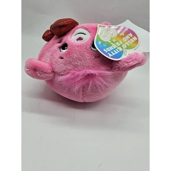 Hello Kitty in Cheer Bear costume - Sanrio x CareBear 9" Plush - NWT - Picture 6 of 12